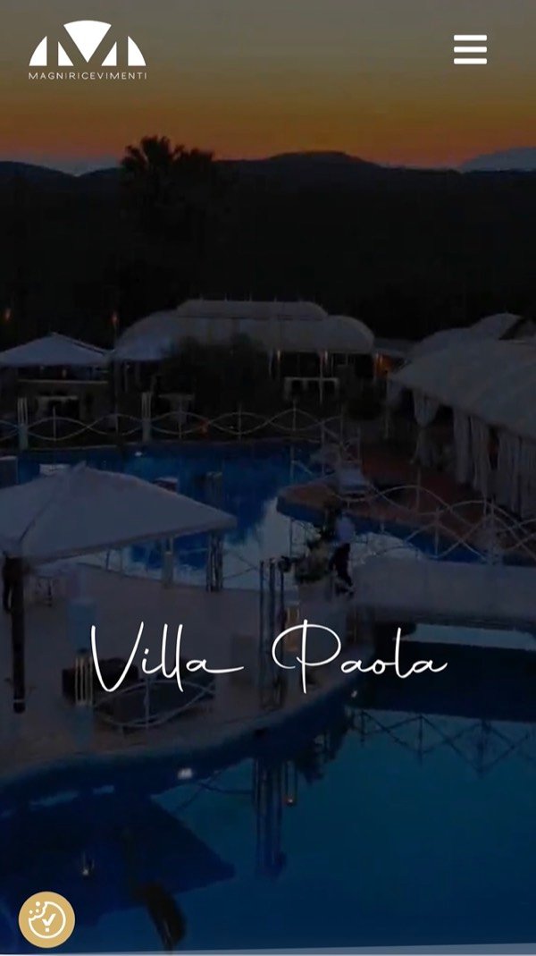 Sito Villa Paola da smartphone